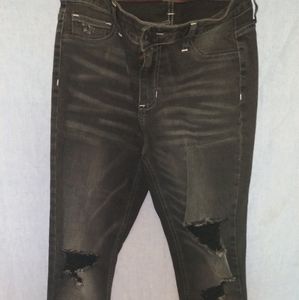 Cello women's High waisted crop skinny jean